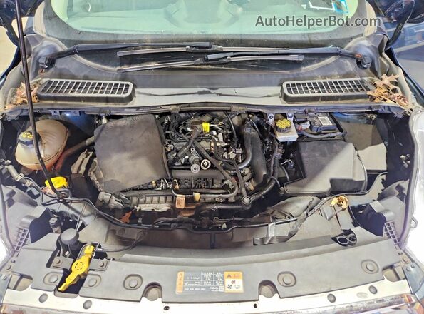 1FMCU0GDXKUB30904 2019 FORD ESCAPE Blue Engine compartment view