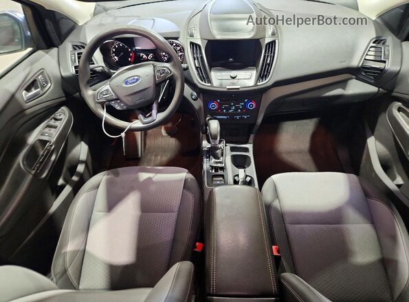 1FMCU0GDXKUB30904 2019 FORD ESCAPE Blue Dashboard view