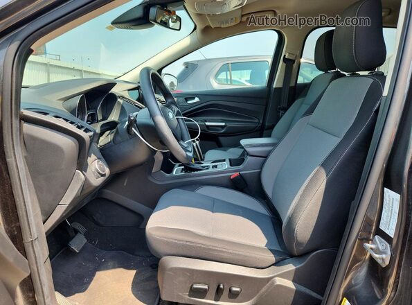 1FMCU0GDXKUC07464 2019 FORD ESCAPE Charcoal Вид салону спереду