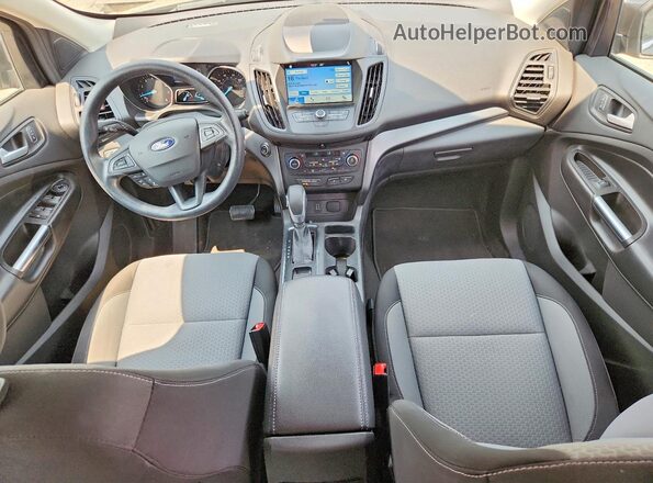 1FMCU0GDXKUC07464 2019 FORD ESCAPE Charcoal Вид панелі приладів