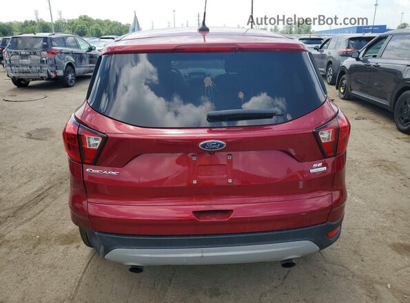1FMCU0GDXKUC12292 2019 FORD ESCAPE Red Widok z tyłu