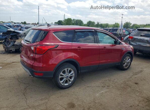 1FMCU0GDXKUC12292 2019 FORD ESCAPE Red Tył prawy
