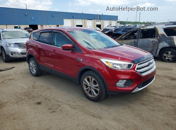 1FMCU0GDXKUC12292 2019 FORD ESCAPE Red Przód prawy