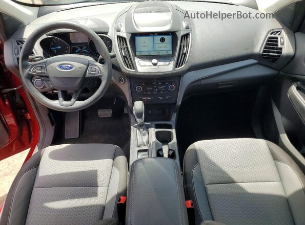 1FMCU0GDXKUC12292 2019 FORD ESCAPE Red Widok deski rozdzielczej