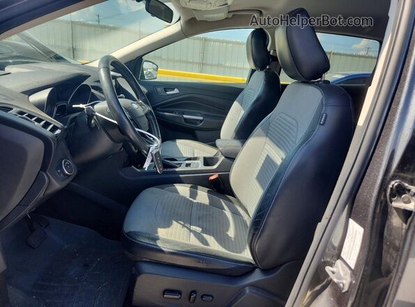 1FMCU0GDXKUC25768 2019 FORD ESCAPE Gray წინა სალონის ხედი