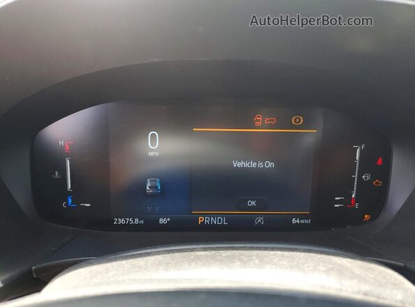 1FMCU0GN0RUB28548 2024 FORD ESCAPE Gray Widok zestawu wskaźników