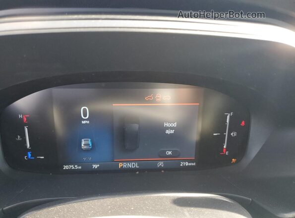 1FMCU0GN0SUB71048 2025 FORD ESCAPE Black Widok zestawu wskaźników