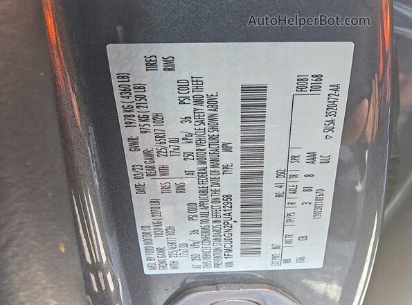 1FMCU0GN2PUA12958 2023 FORD ESCAPE Gray Вид підкапотного простору