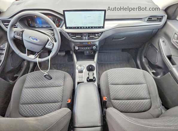 1FMCU0GN2PUB18262 2023 FORD ESCAPE Blue Widok deski rozdzielczej
