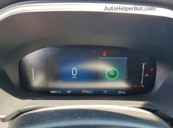1FMCU0GN3SUB69455 2025 FORD ESCAPE Белый Вид щитка приборов
