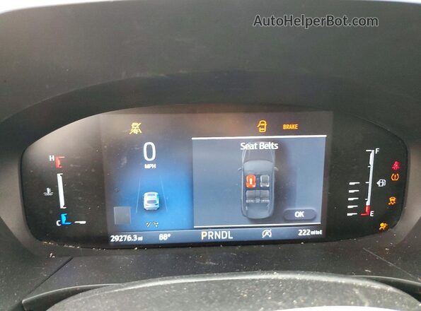 1FMCU0GN4RUB18895 2024 FORD ESCAPE Silver Widok zestawu wskaźników