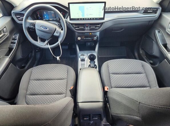 1FMCU0GN4SUB50347 2025 FORD ESCAPE White Вид панелі приладів