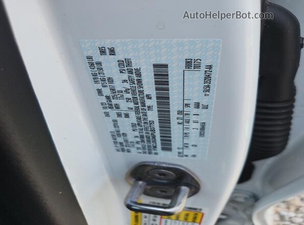 1FMCU0GN6PUB37753 2023 FORD ESCAPE White Vista de la etiqueta del VIN