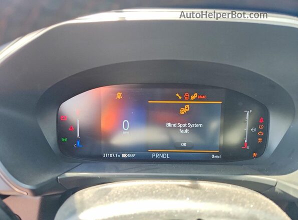 1FMCU0GNXPUA02775 2023 FORD ESCAPE Blue Widok zestawu wskaźników