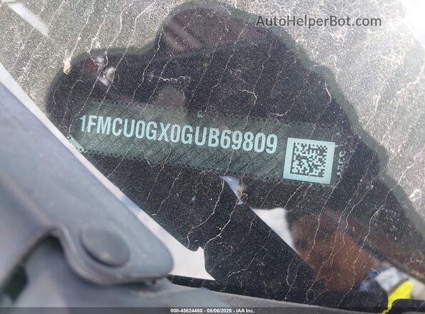 1FMCU0GX0GUB69809 2016 FORD ESCAPE Red ძრავის განყოფილების ხედი