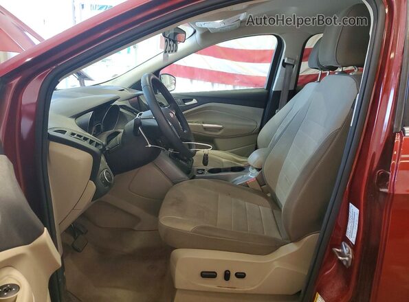 1FMCU0GX1GUB43963 2016 FORD ESCAPE Красный Вид салона спереди