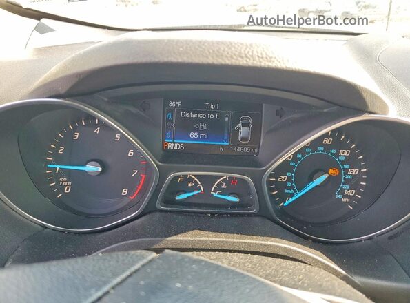 1FMCU0GX1GUC62855 2016 FORD ESCAPE White Widok zestawu wskaźników