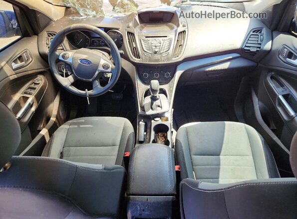 1FMCU0GX2GUB16741 2016 FORD ESCAPE Синий Вид панели приборов