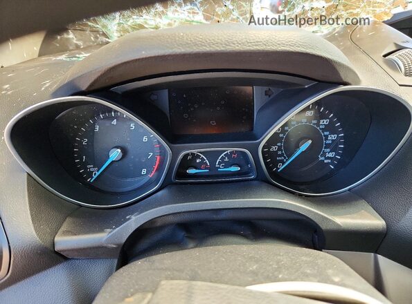 1FMCU0GX2GUB16741 2016 FORD ESCAPE Синий Вид щитка приборов