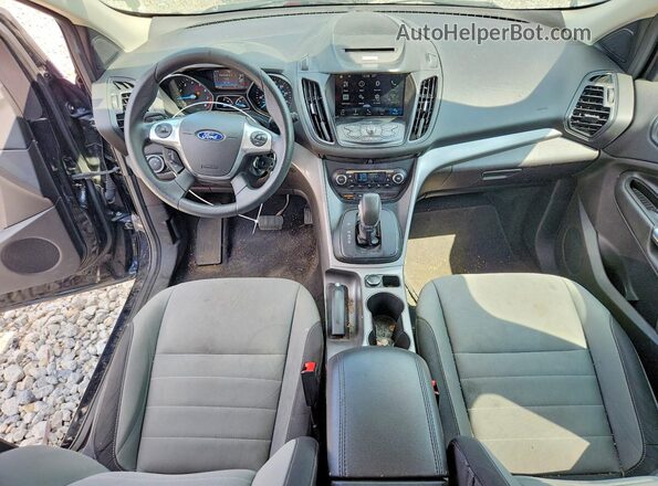 1FMCU0GX3GUB81338 2016 FORD ESCAPE Black წინა პანელის ხედი