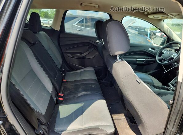 1FMCU0GX3GUB81338 2016 FORD ESCAPE Black უკანა სალონის ხედი