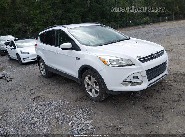 1FMCU0GX4GUC34760 2016 FORD ESCAPE White Vista del cuadro de instrumentos
