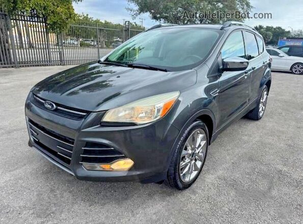 1FMCU0GX4GUC35892 2016 FORD ESCAPE Серый Задняя левая четверть