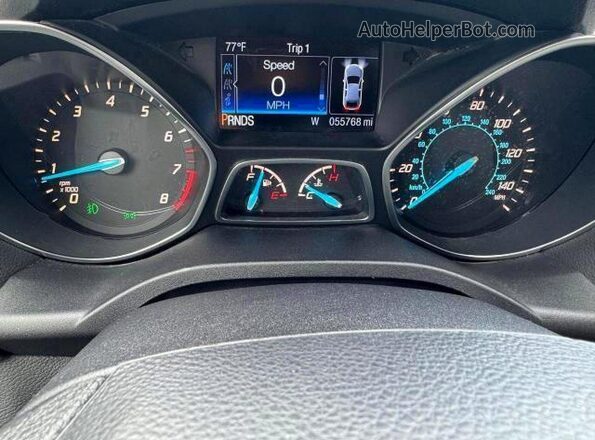 1FMCU0GX4GUC35892 2016 FORD ESCAPE Серый Вид задних сидений