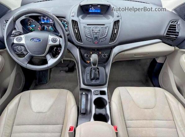 1FMCU0GX4GUC35892 2016 FORD ESCAPE Серый Вид щитка приборов
