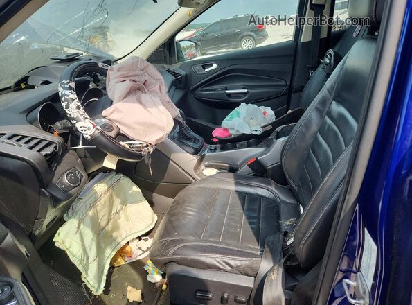 1FMCU0GX5GUB95094 2016 FORD ESCAPE Blue Вид салону спереду