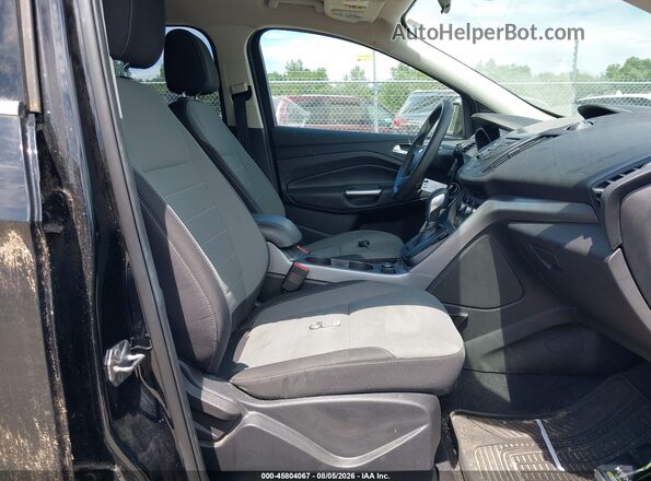 1FMCU0GX7GUB45510 2016 FORD ESCAPE Black წინა სალონის ხედი