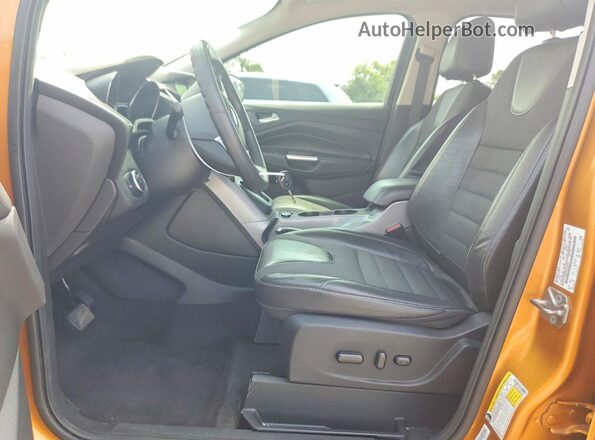 1FMCU0GX9GUB22603 2016 FORD ESCAPE Orange Front interior view