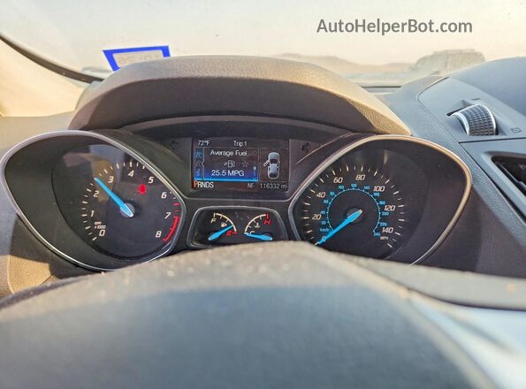 1FMCU0GX9GUB96796 2016 FORD ESCAPE Белый Вид щитка приборов
