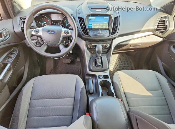 1FMCU0GXXGUB40270 2016 FORD ESCAPE Gray Առջևի վահանակի տեսք