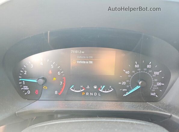 1FMCU0H61LUC74715 2020 FORD ESCAPE Серый Вид щитка приборов