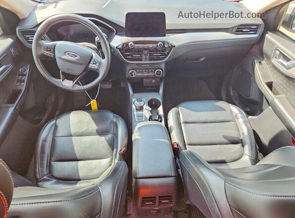 1FMCU0H62LUB02984 2020 FORD ESCAPE Silver Вид панелі приладів