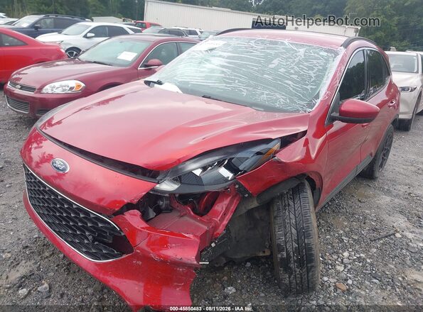 1FMCU0H62MUA31044 2021 FORD ESCAPE Red წინა მარცხენა ხედი სამი მეოთხედიდან