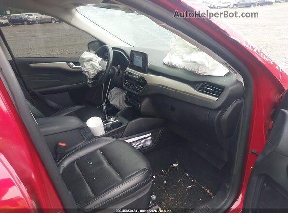 1FMCU0H62MUA31044 2021 FORD ESCAPE Red წინა სალონის ხედი