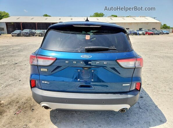 1FMCU0H64LUB95720 2020 FORD ESCAPE Blue უკანა ხედი