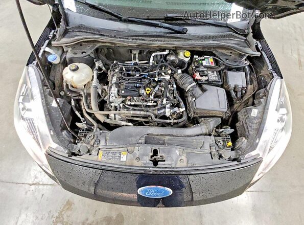 1FMCU0H66LUB23787 2020 FORD ESCAPE Black Vista del compartimento del motor