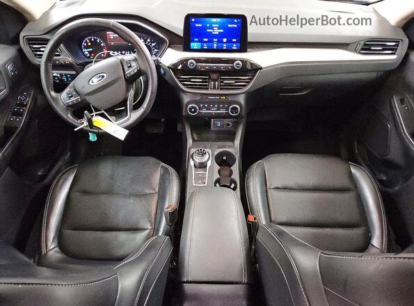 1FMCU0H66LUB23787 2020 FORD ESCAPE Black Vista del salpicadero