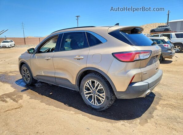 1FMCU0H68MUB05079 2021 FORD ESCAPE Золотой Задняя левая четверть