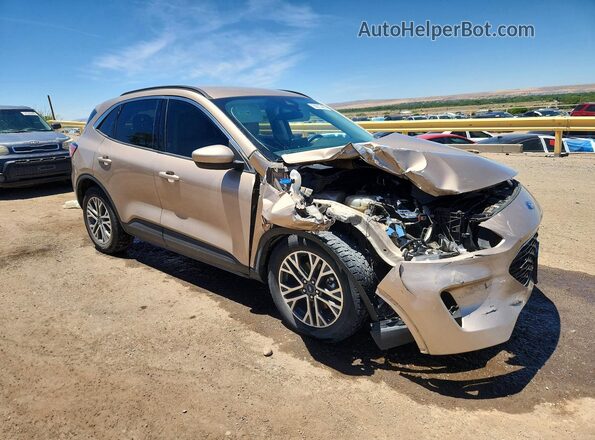 1FMCU0H68MUB05079 2021 FORD ESCAPE Золотой Передняя правая четверть