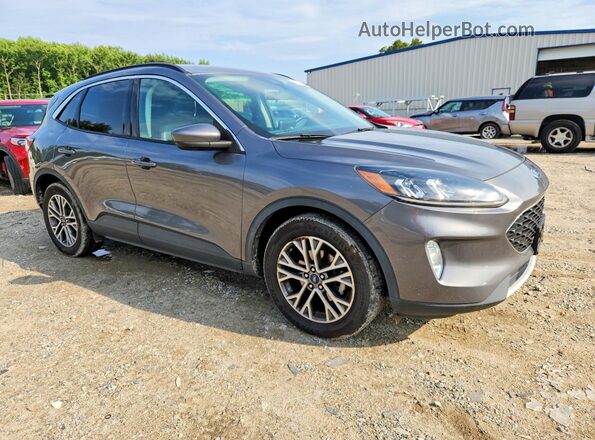 1FMCU0H69MUA57429 2021 FORD ESCAPE Серый Передняя правая четверть