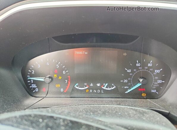 1FMCU0H69MUA96828 2021 FORD ESCAPE Красный Вид щитка приборов
