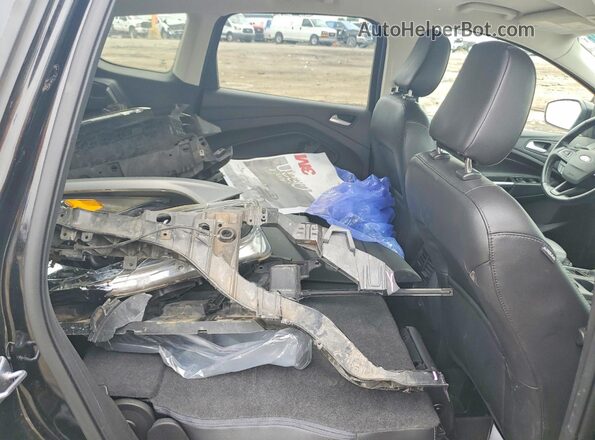 1FMCU0HD0JUC39854 2018 FORD ESCAPE Black უკანა სალონის ხედი