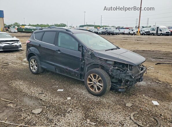 1FMCU0HD0JUC39854 2018 FORD ESCAPE Black წინა მარჯვენა