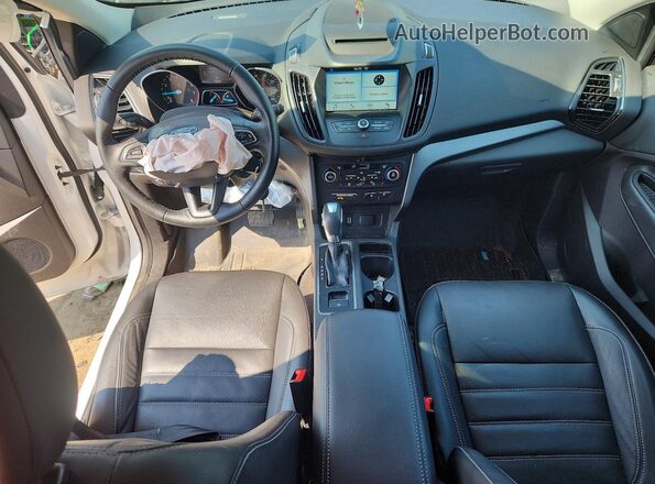 1FMCU0HD1JUB10361 2018 FORD ESCAPE White Առջևի վահանակի տեսք
