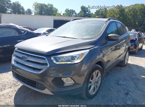1FMCU0HD1JUD23116 2018 FORD ESCAPE Gray Передня ліва чверть