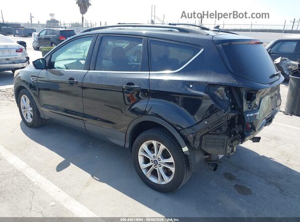 1FMCU0HD2JUA86295 2018 FORD ESCAPE Black Задня ліва чверть
